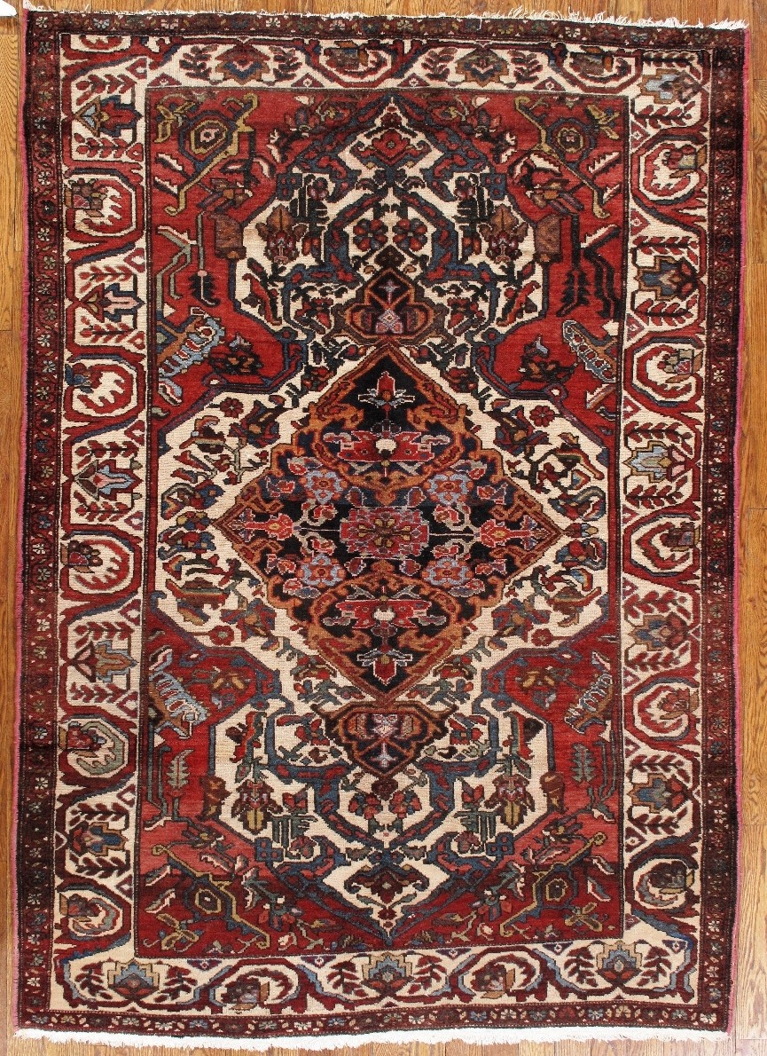 antique bakhtiari carpet