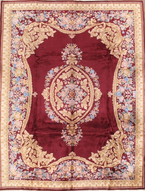 antique art-deco chinese carpet