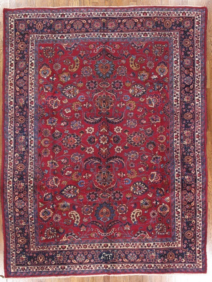 antique mashad carpet