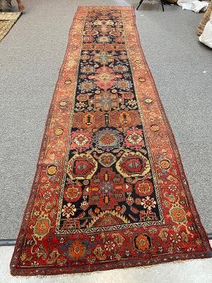 antique hamedan  runner