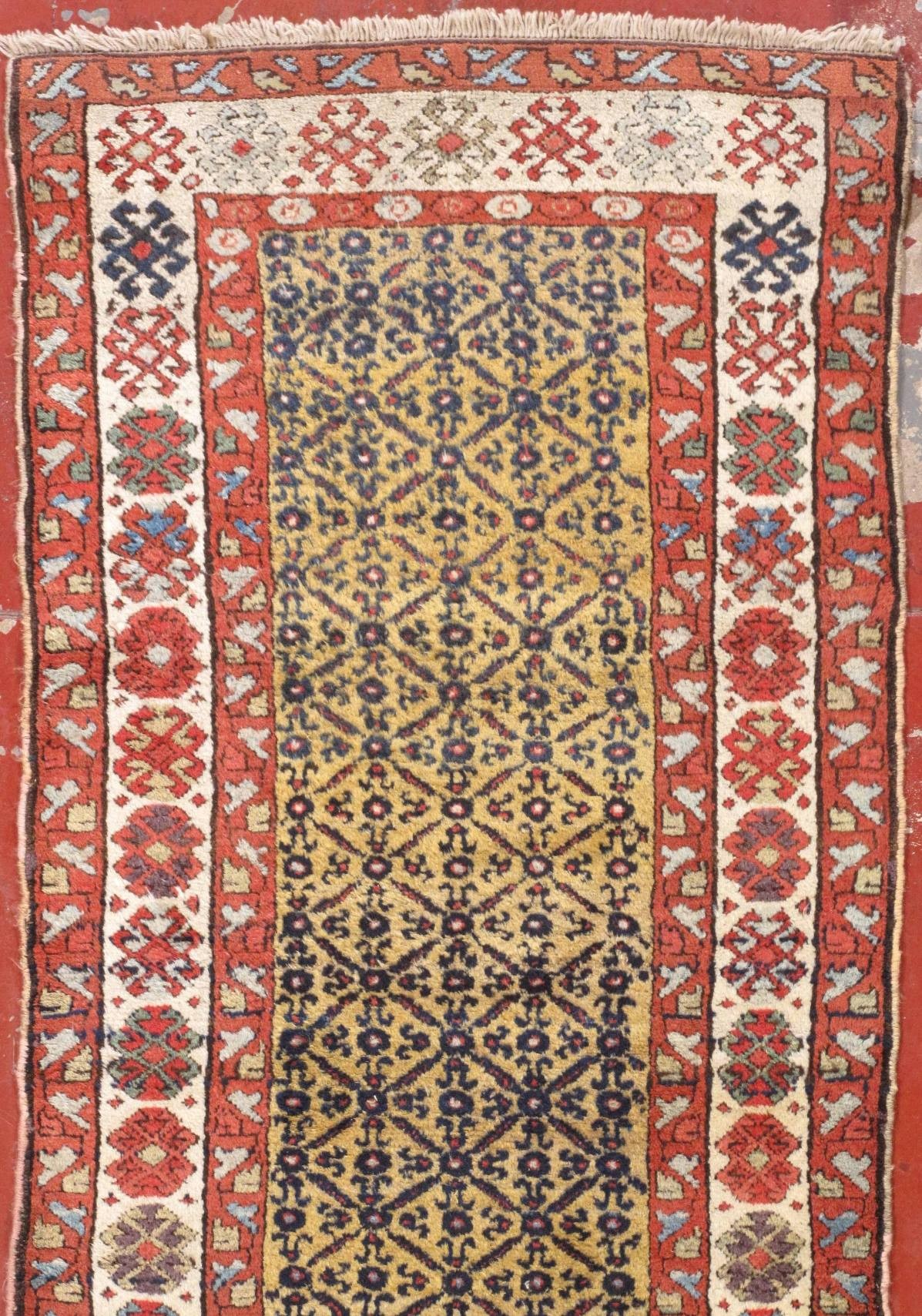 antique kurdish runner