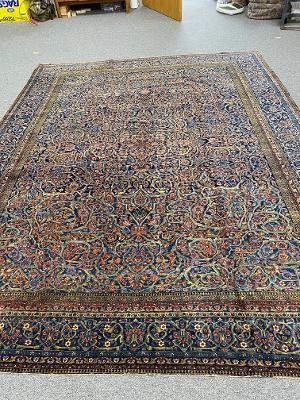 antique kashan carpet