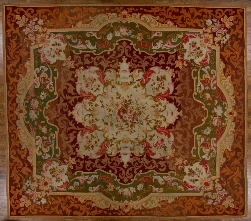 antique aubusson carpet