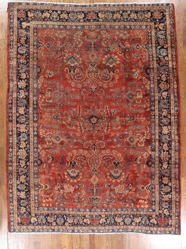 antique sarouk carpet
