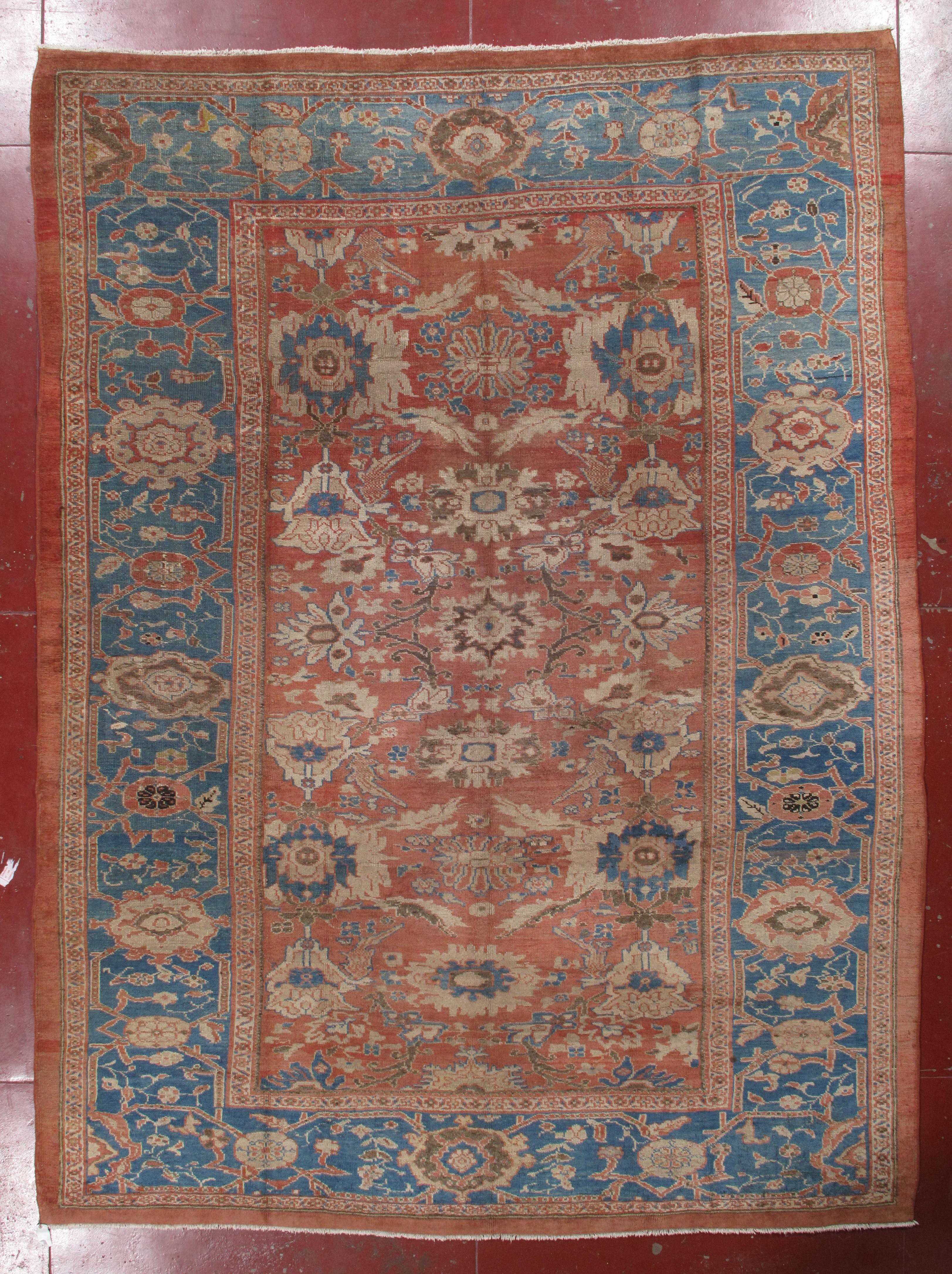 ANTIQUE SULTANABAD  RUG