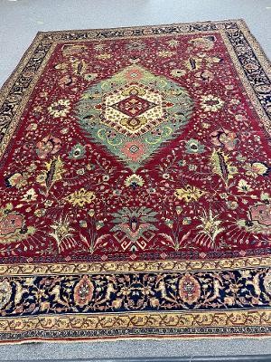 antique tabriz carpet