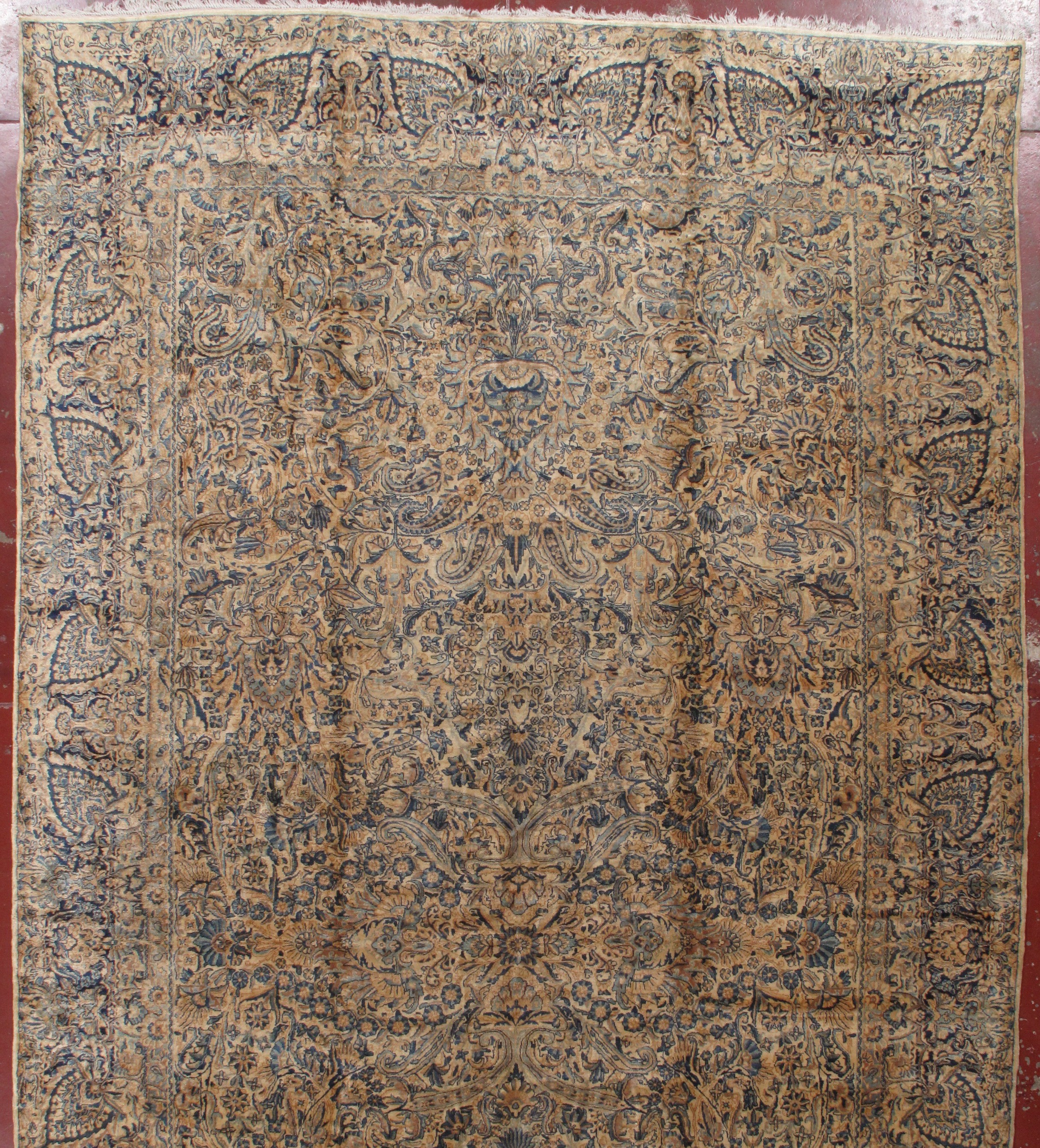 ANTIQUE KERMAN CARPET