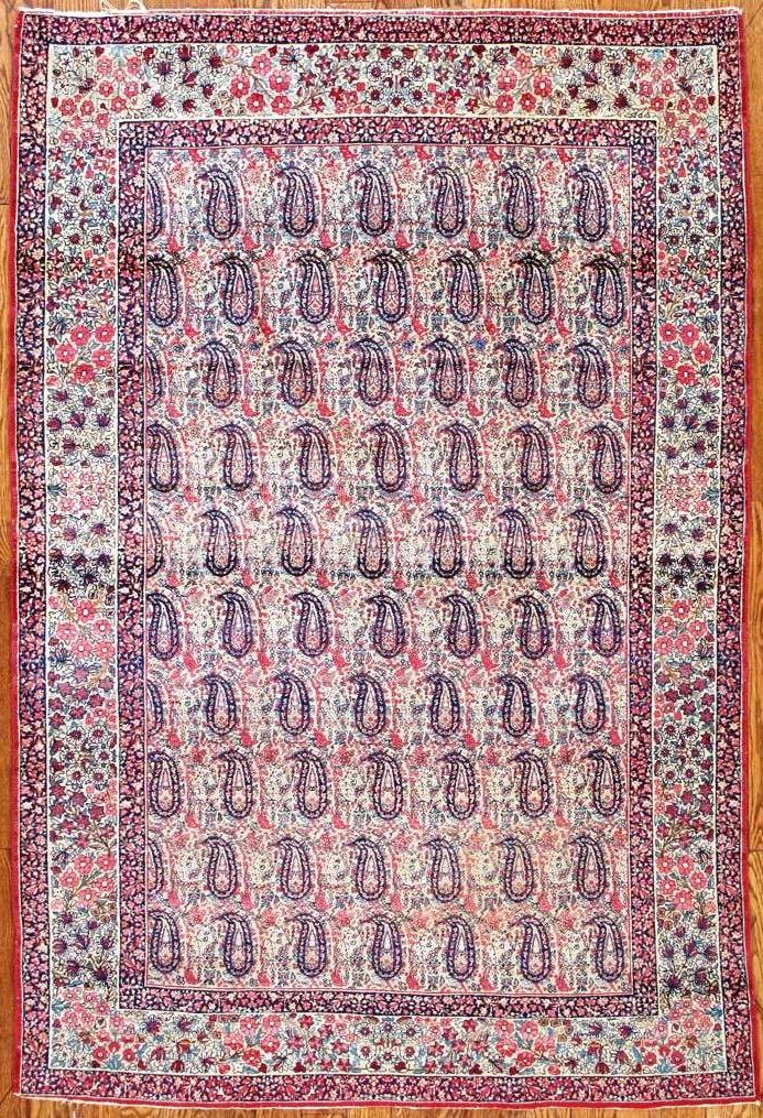 antique lavar kerman rug