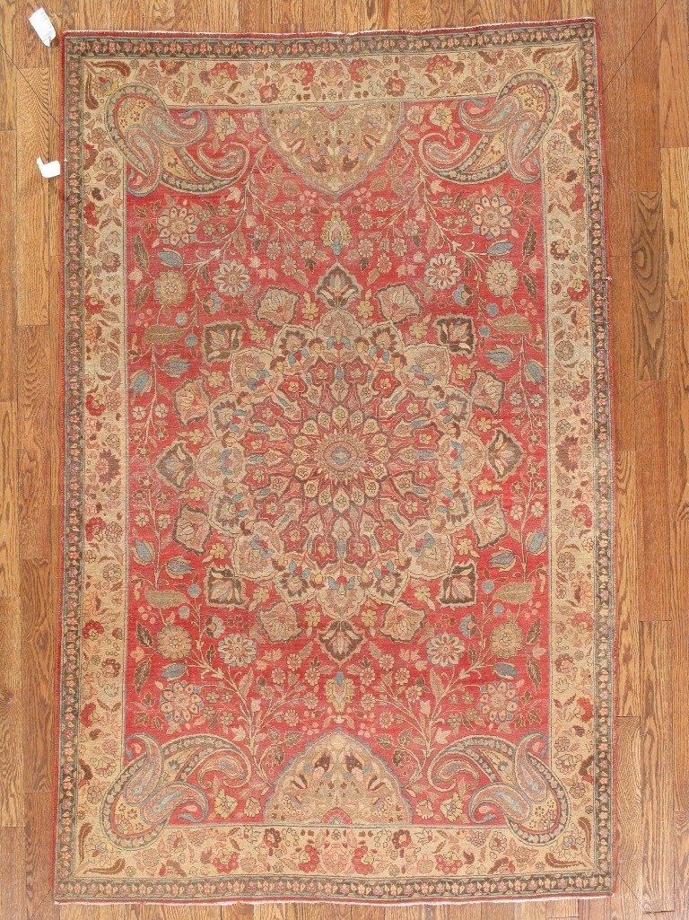 antique tabriz carpet