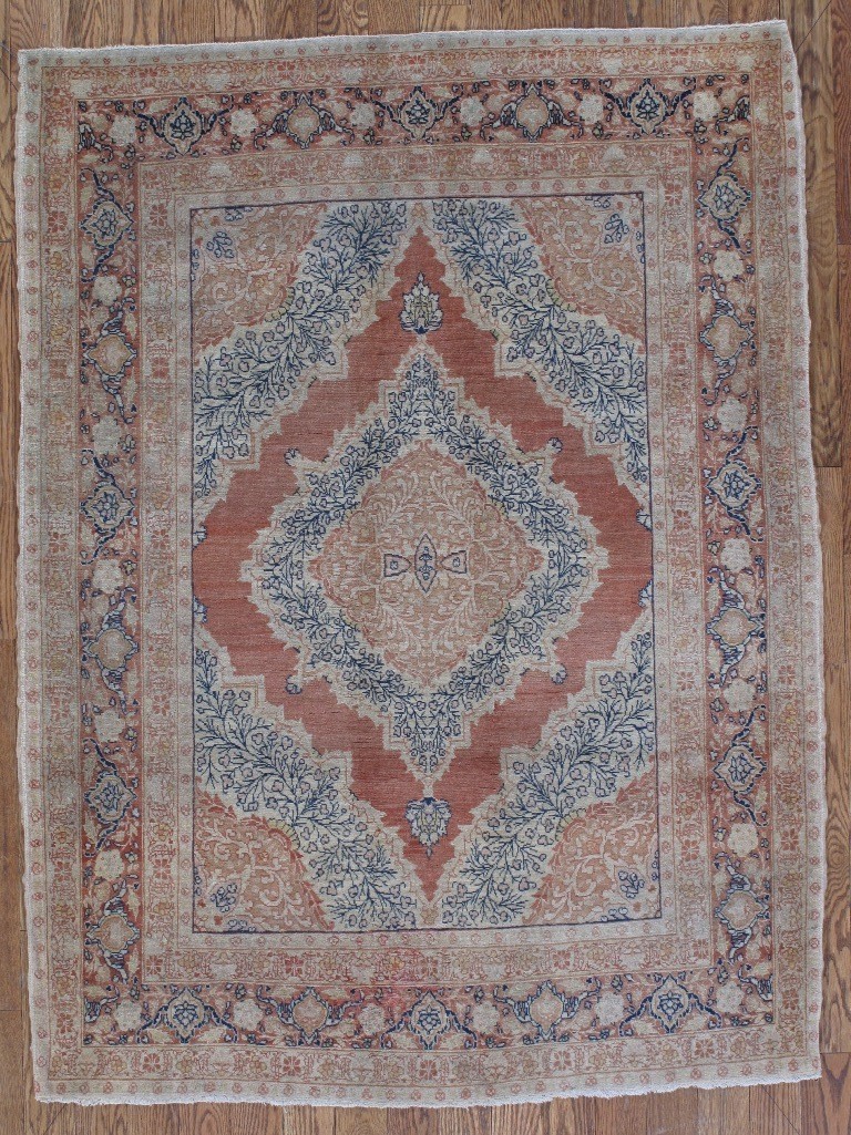 antique tabriz carpet