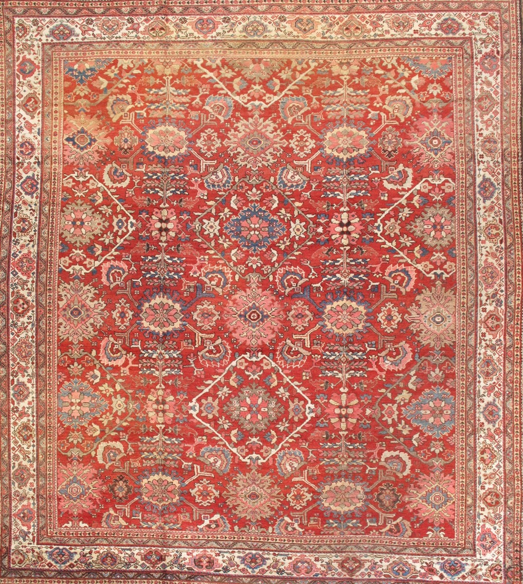 antique sultanabad carpet  