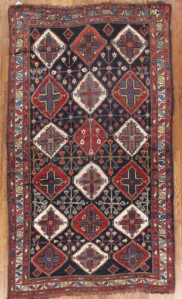 antique bakhtiari carpet