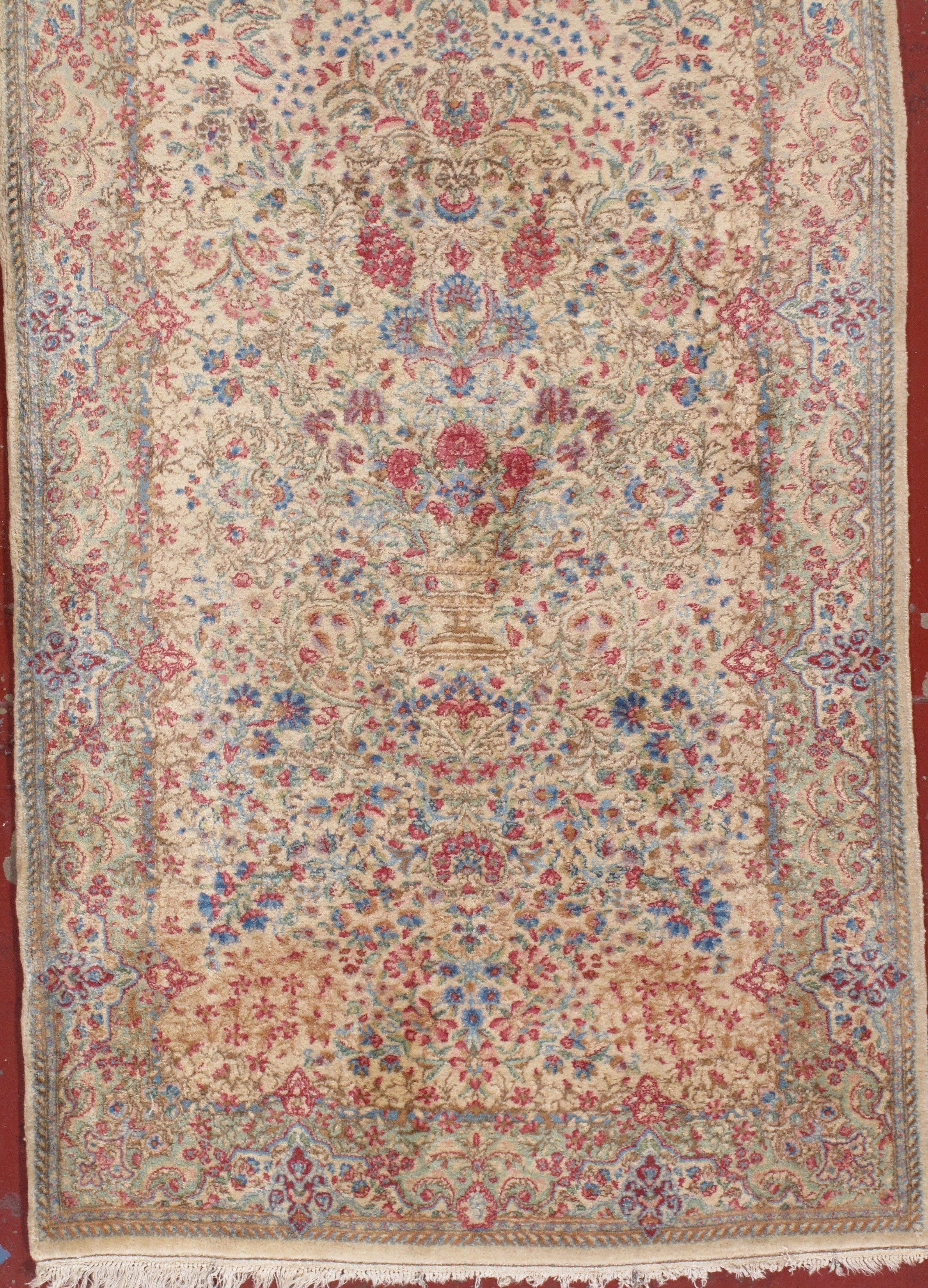 SEMI ANTIQUE KERMAN RUNNER