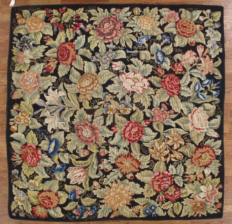 antique needlepoint carpet english