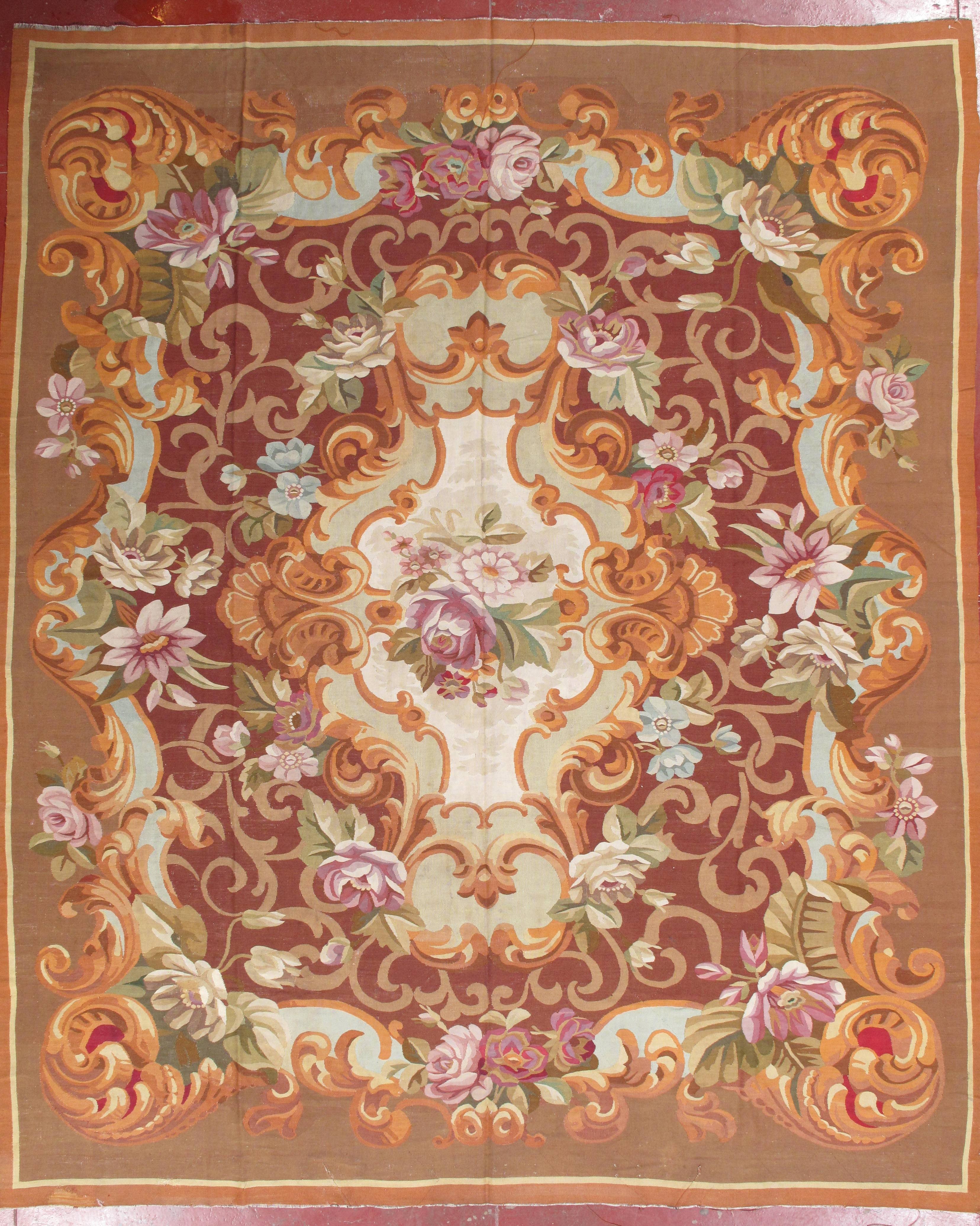 antique aubossan carpet