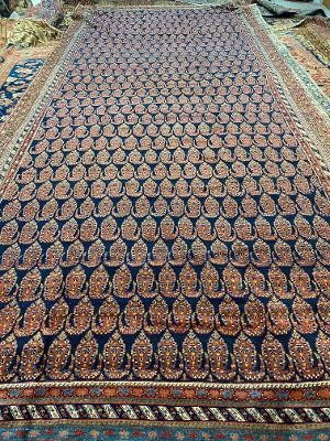 ANTIQUE AFSHAR CARPET