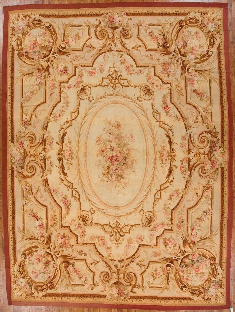 antique aubbossan carpet
