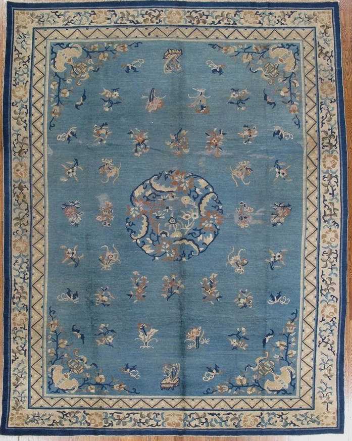 antique chinese peking carpet
