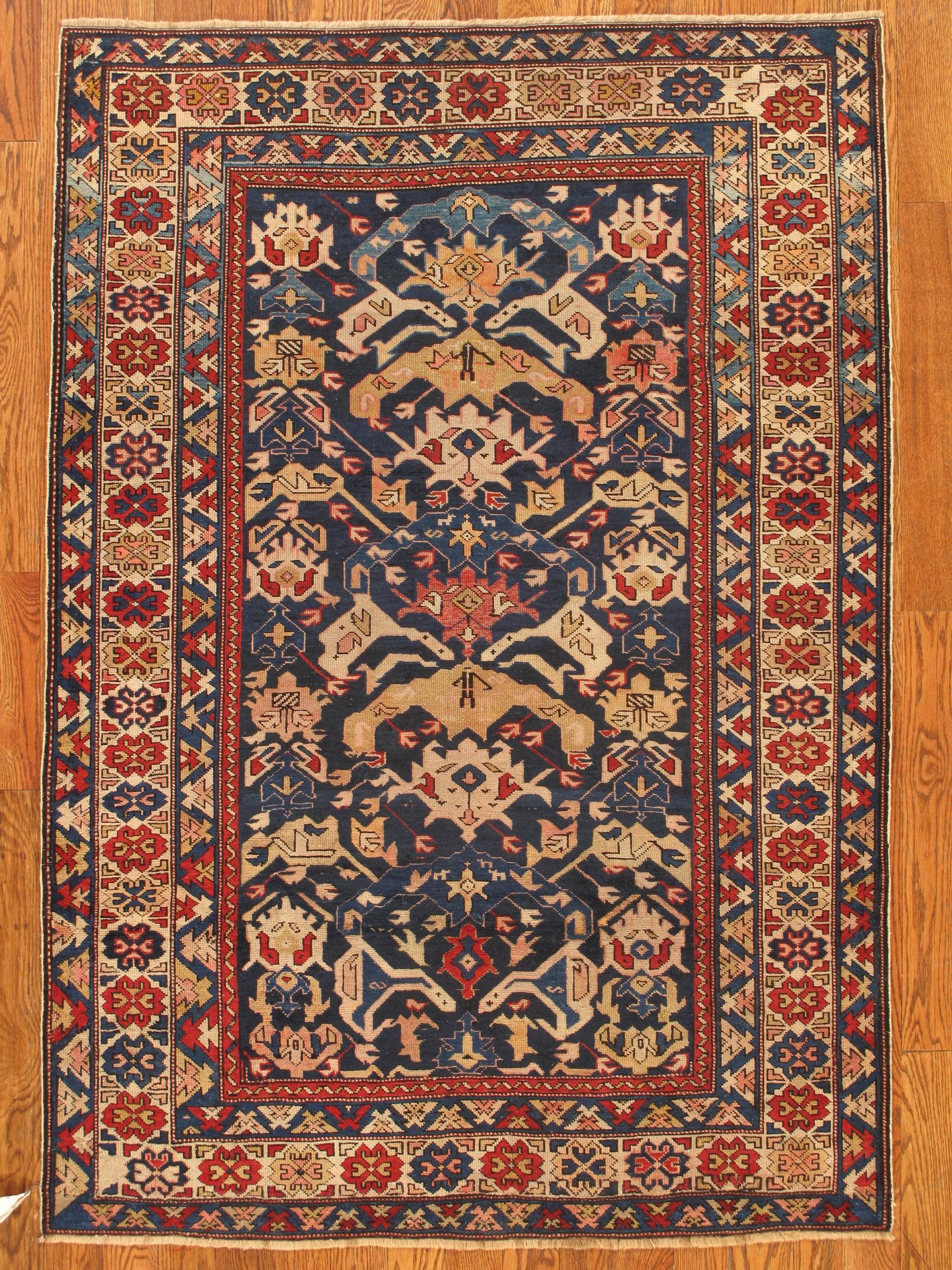 antique shirvan rug