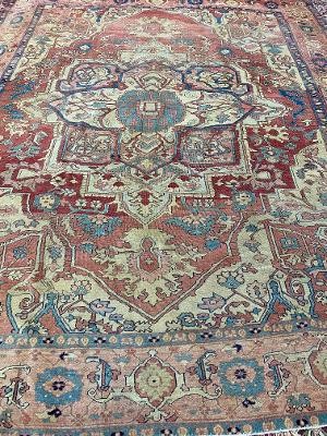 antique serapi-heriz carpet