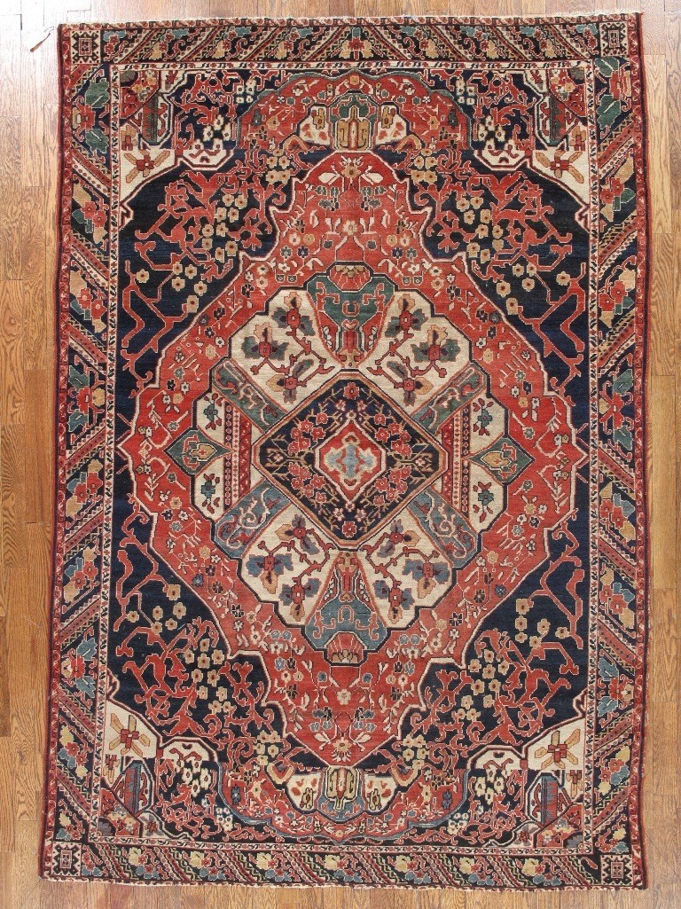 antique bakhtiary rug
