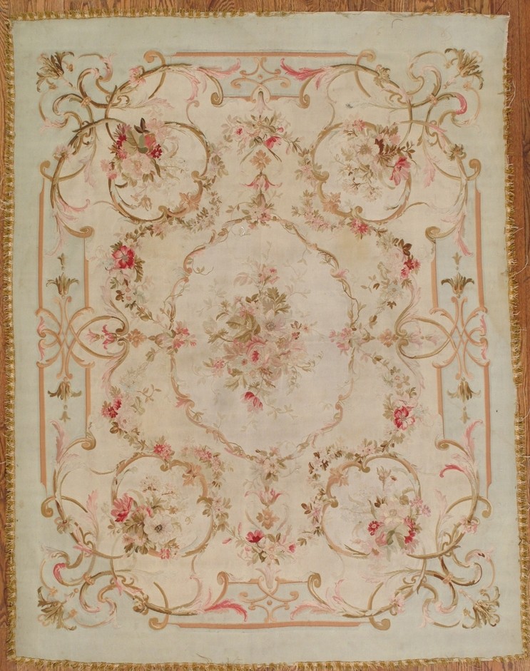 ANTIQUE AUBUSSAN CARPET