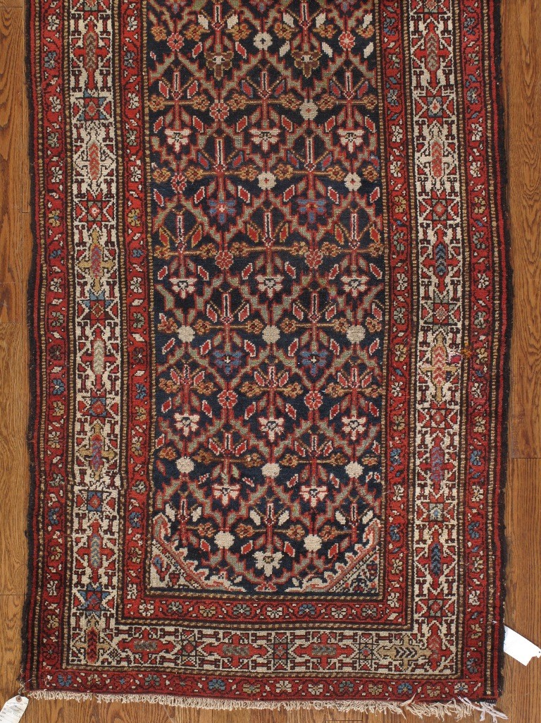 antique hamedan  runner