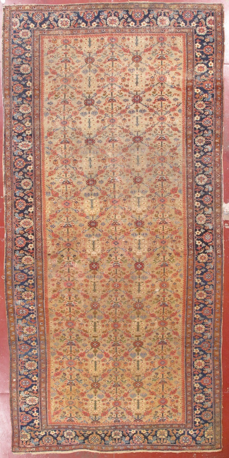 antique sultanabad carpet  