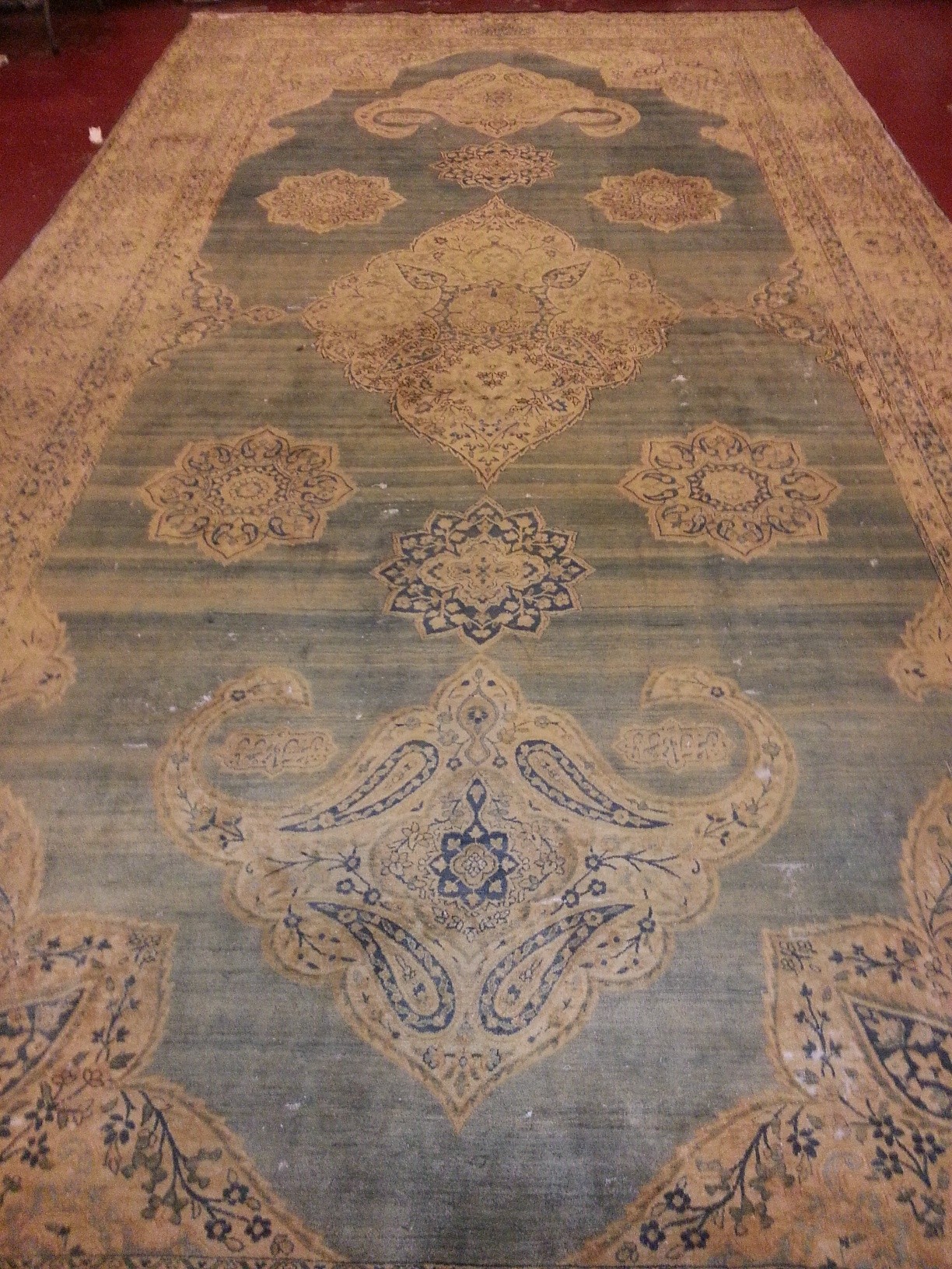 antique kerman gallery carpet
