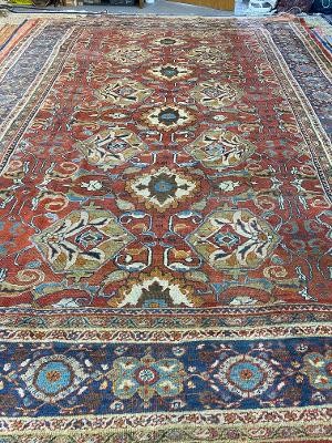 antique sultanabad carpet  