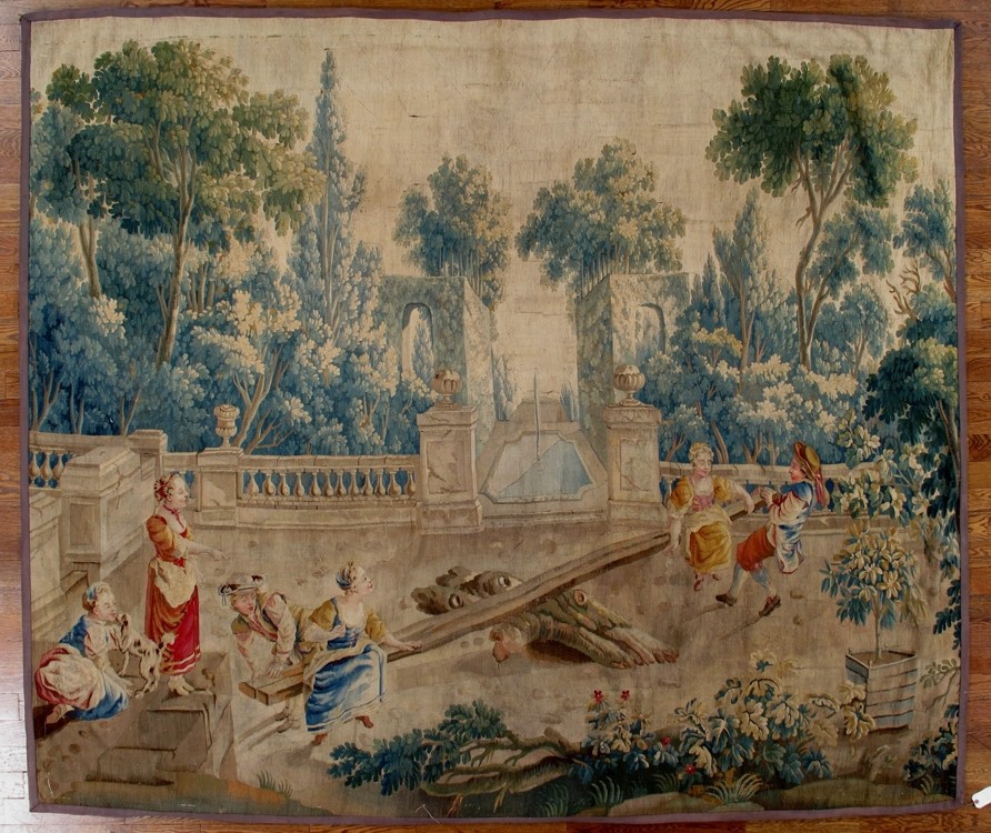 antique verdure tapestry