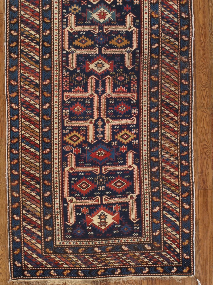 antique kuba runner