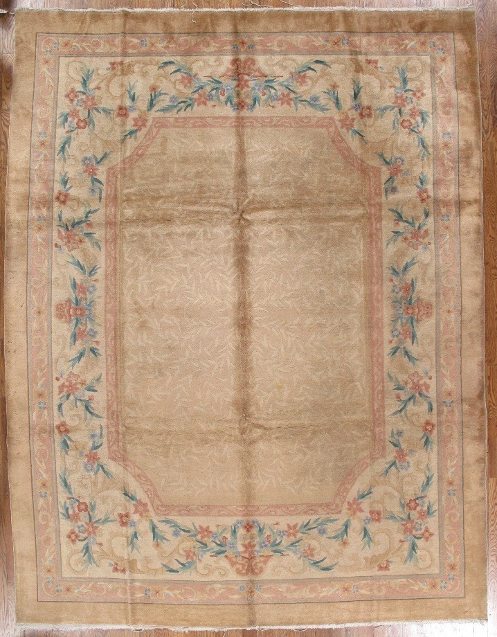 antique art-deco chinese carpt