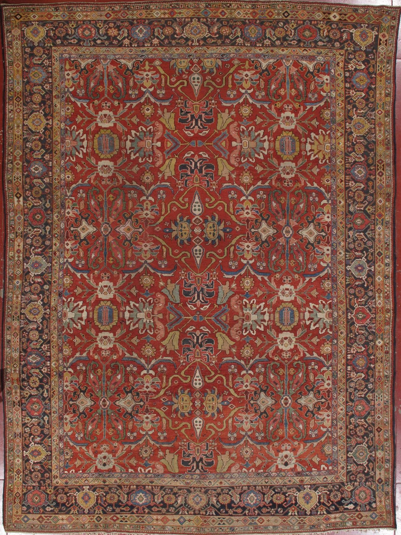 antique sultanabad carpet