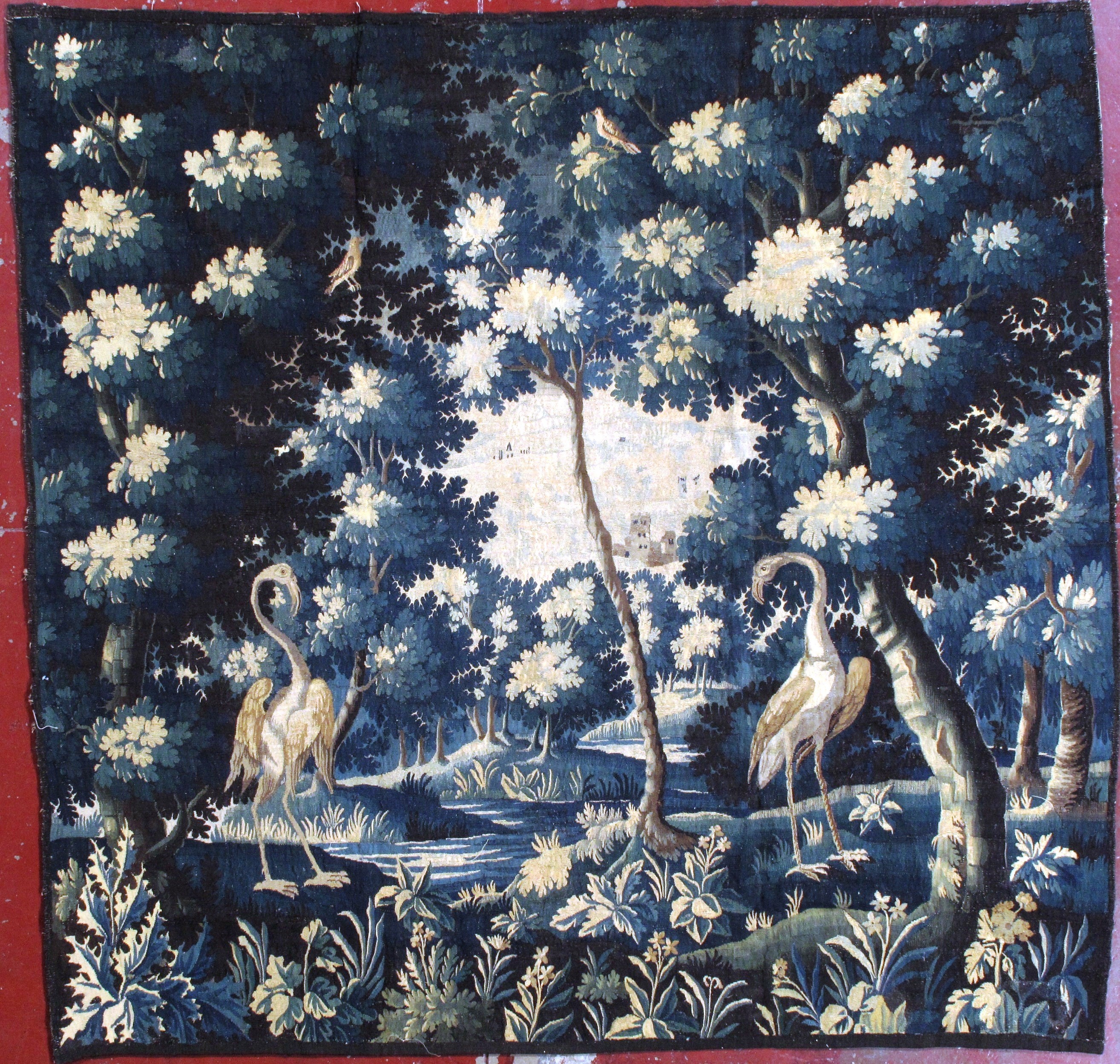 antique verdure tapestry