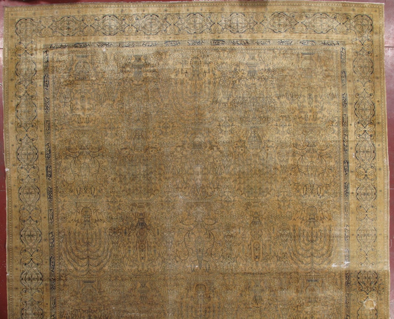 antique kerman carpet