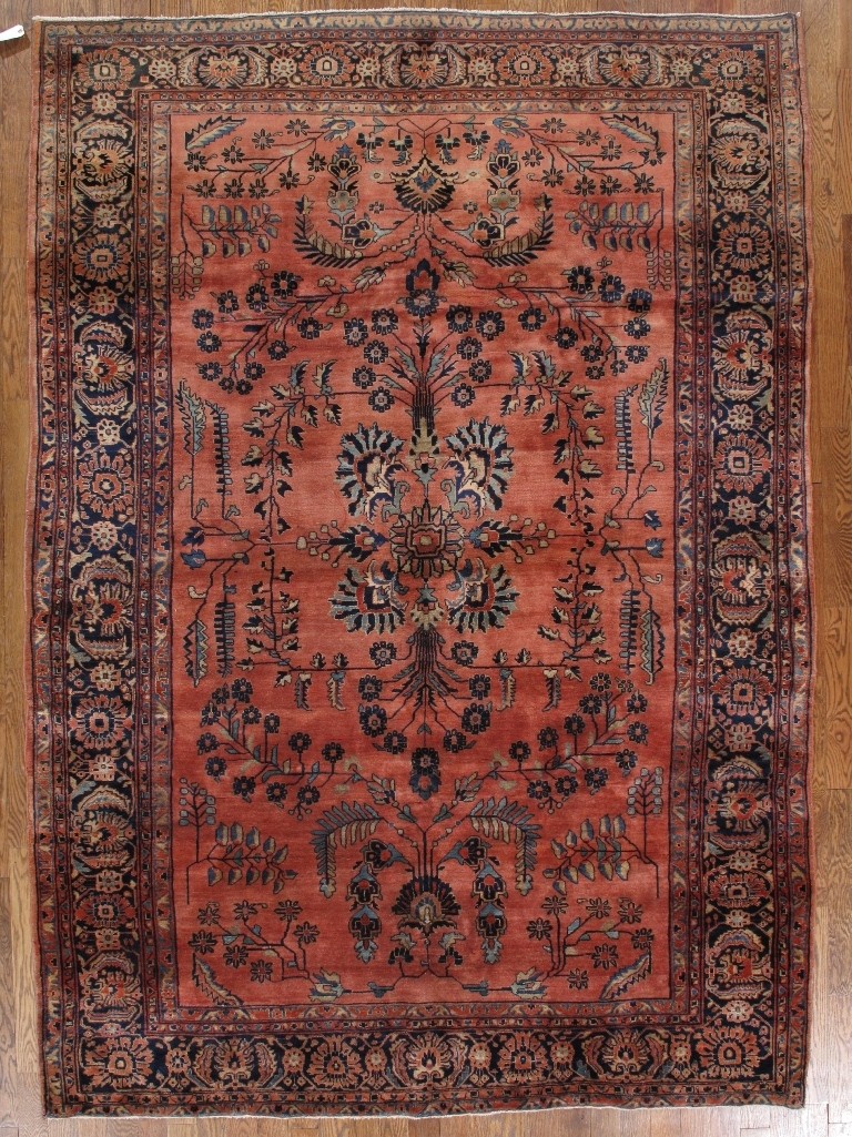 antique sarouk carpet