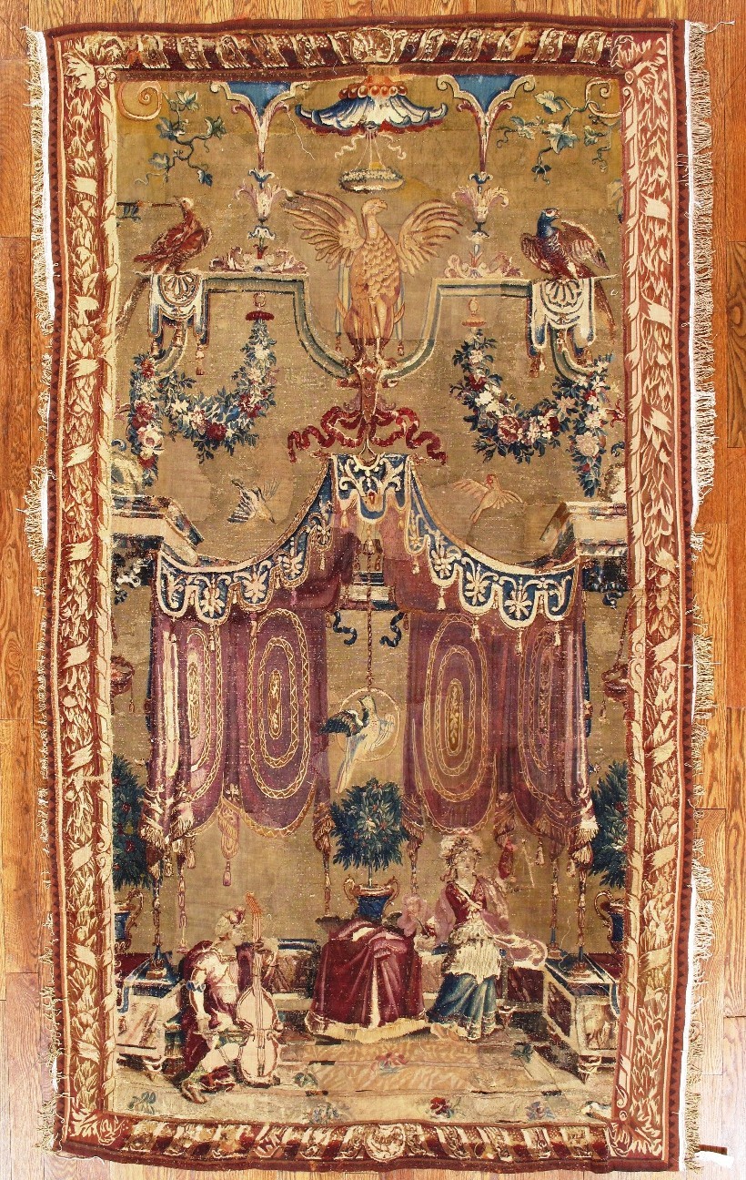 ANTIQUE 17TH CENTURY TAPESTRY