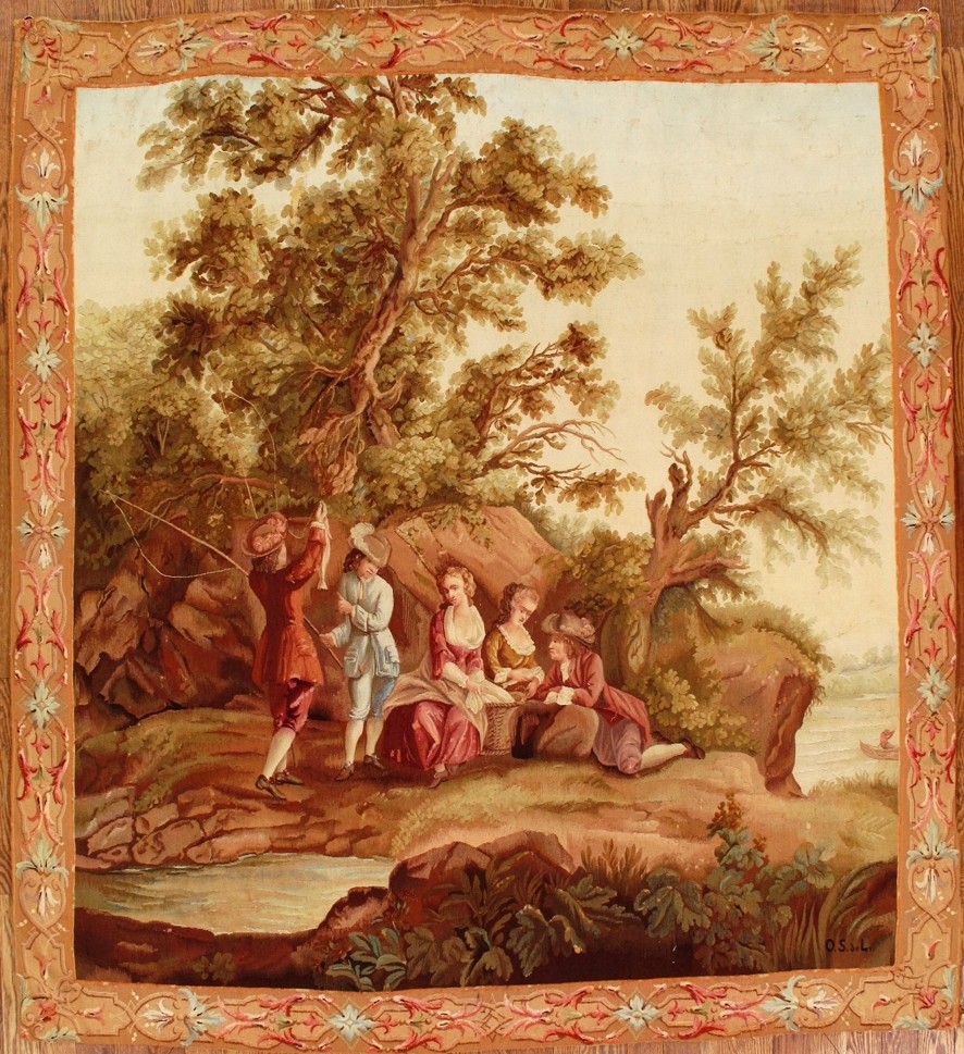 ANTIQUE 19TH CENTURY TAPESTRY