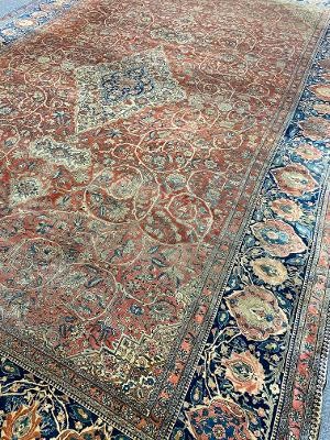antique mohtesham kashan carpet