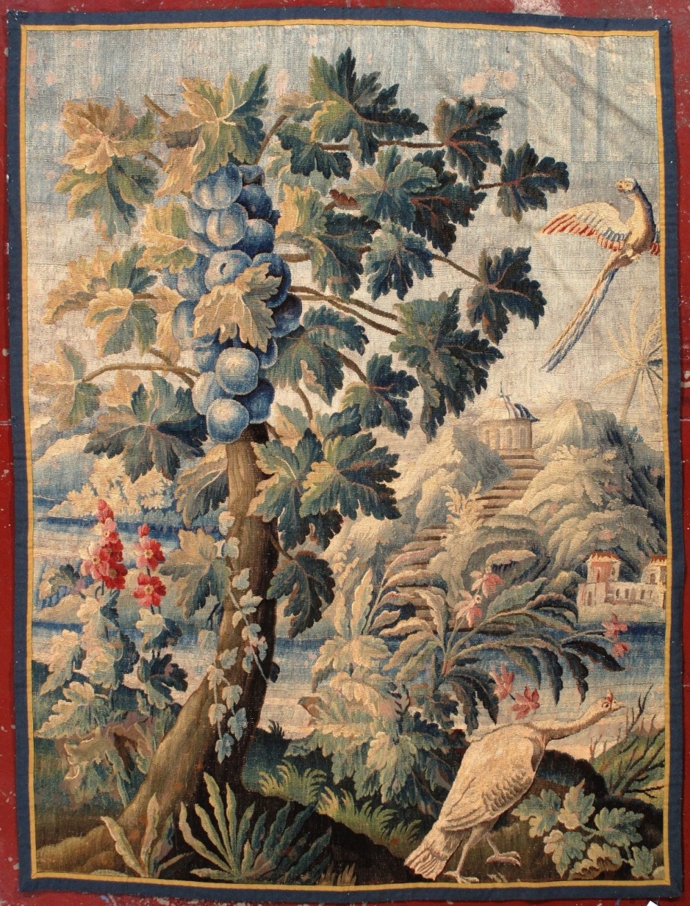 ANTIQUE AUBOSSAN TAPESTRY