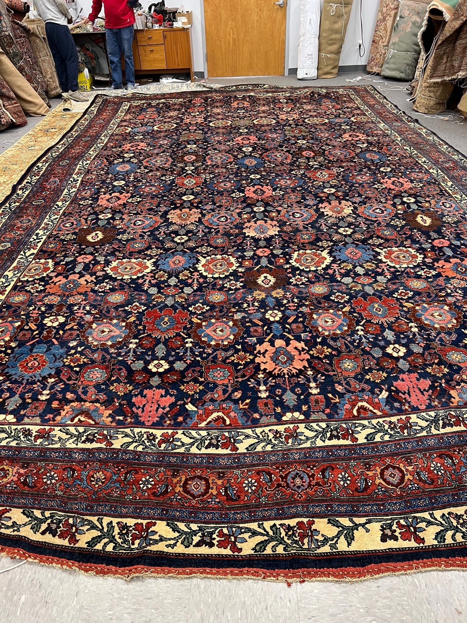 ANTIQUE BIJAR CARPET