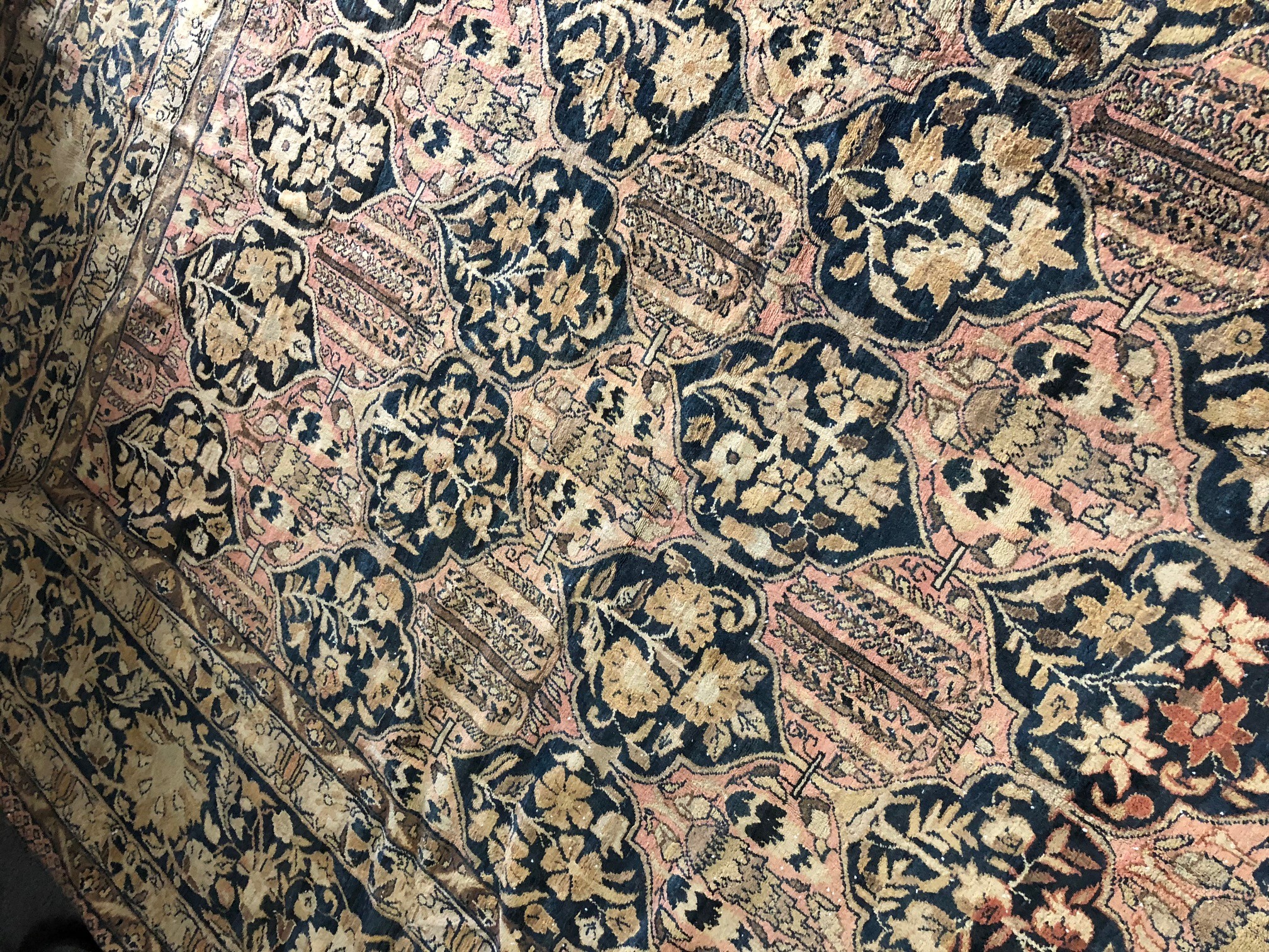 an antique bakhtiar carpet