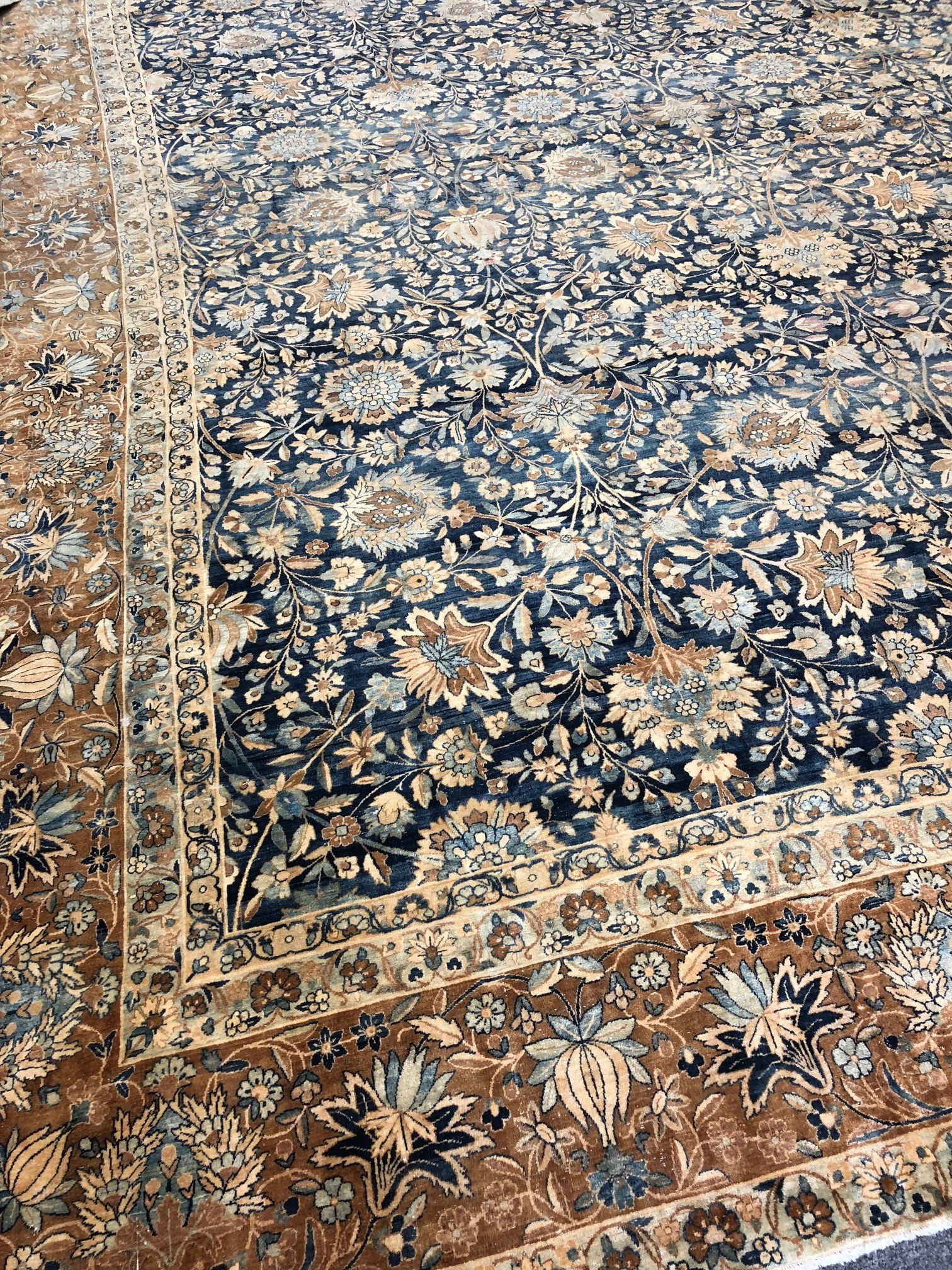 antique kermam carpet