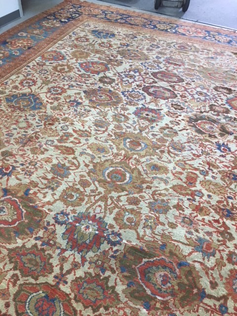 antique sultanabad carpet  