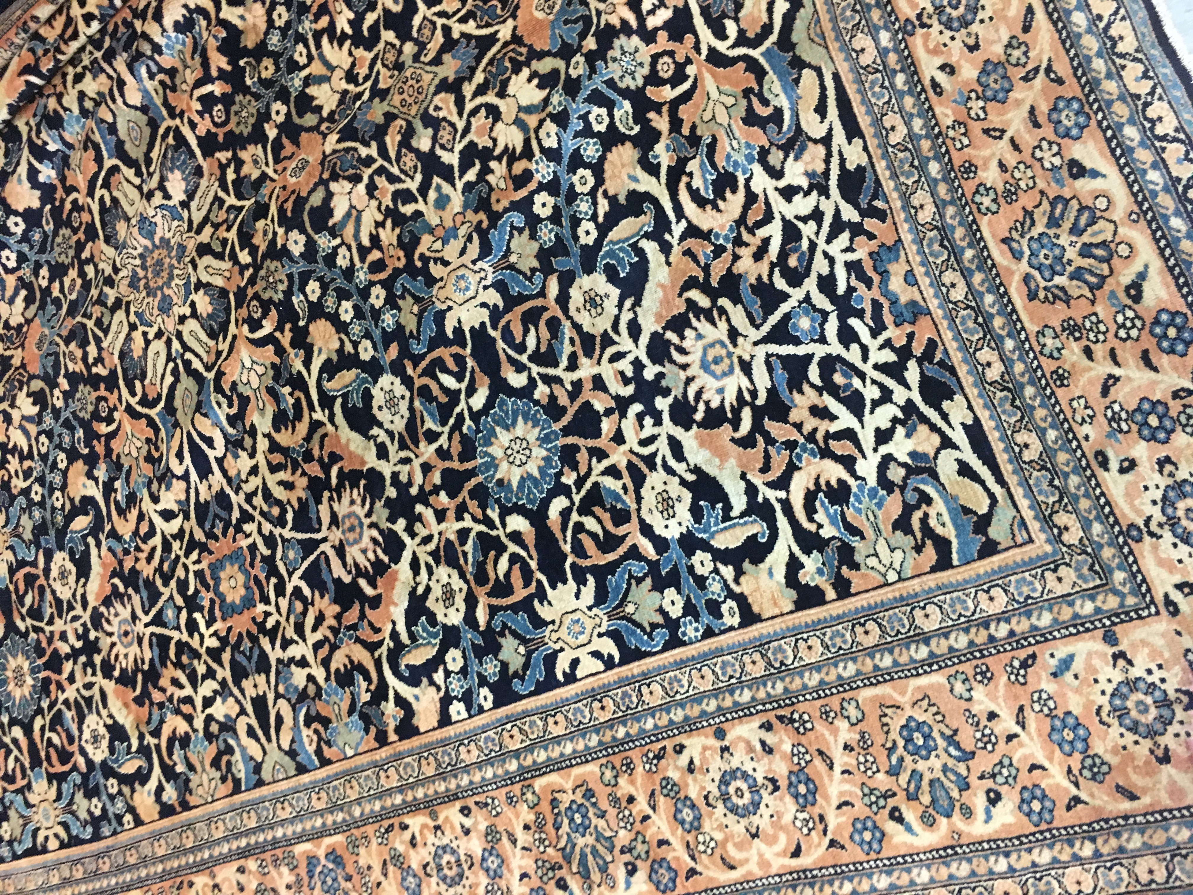 antique farahan sarouk carpet