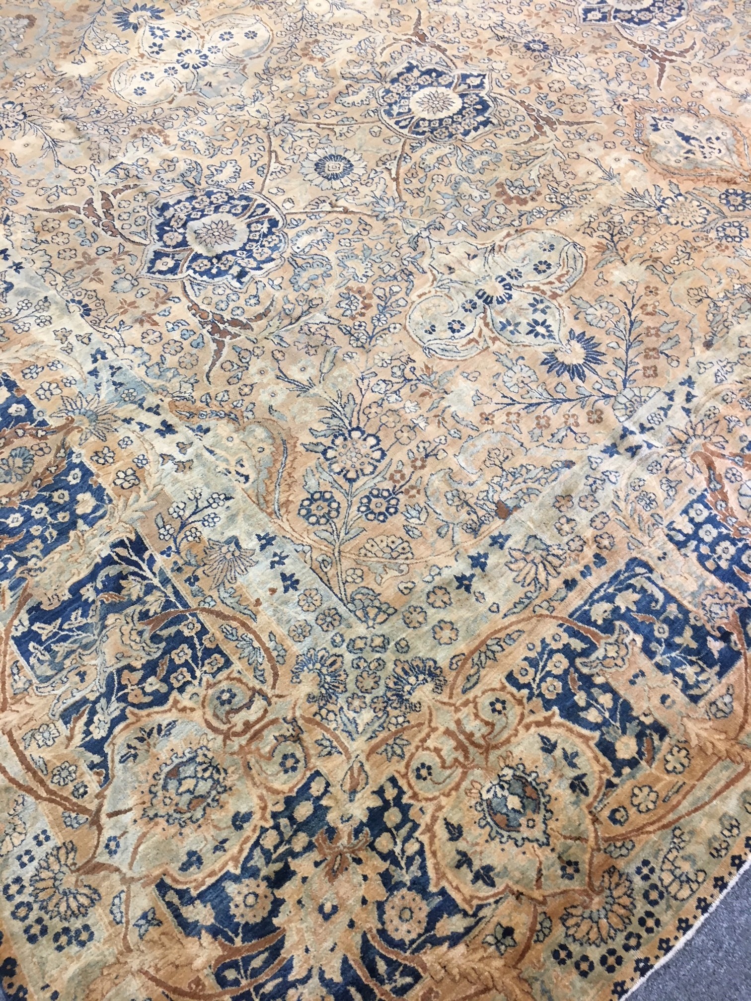 antique kerman carpet 