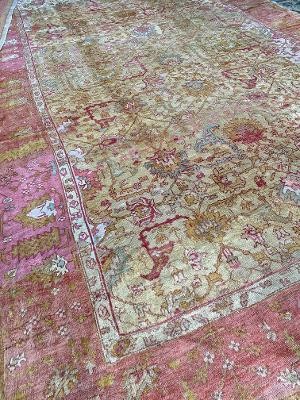 antique oushack rug 