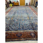 antique kashan carpet