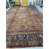 antique kashan carpet